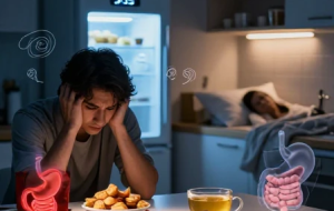 اگر استرس داری، لطفاً بعد از ساعت ۹ شب غذا نخور!